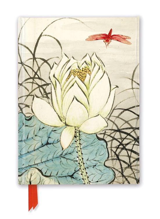 Produktbild: Premium Notizbuch DIN A5: Ren Xiong, Lotusblume und Drachenfliege