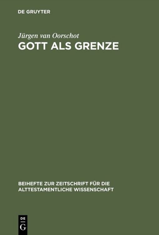 Produktbild: Gott als Grenze