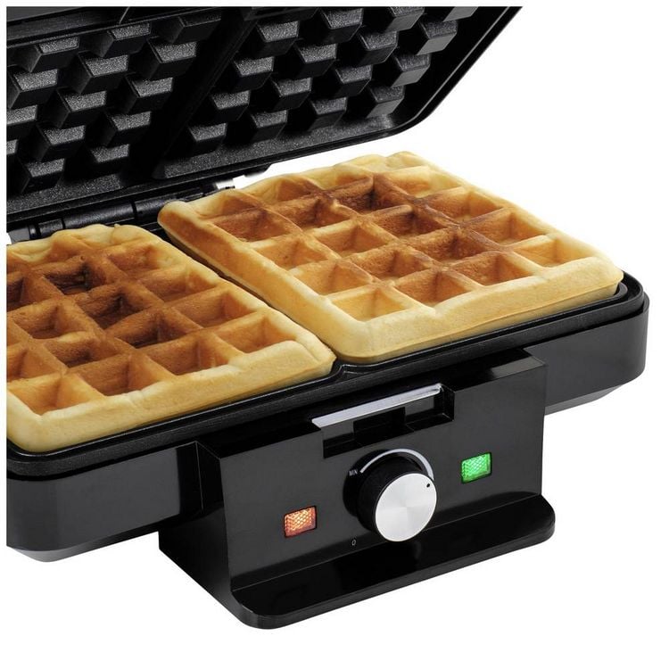 Produktbild: Tristar WF-1165 Waffeleisen stufenloser Temperaturregler Schwarz