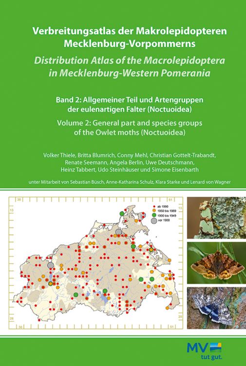 Produktbild: Verbreitungsatlas Makrolepidopteren Mecklenburg-Vorpommerns