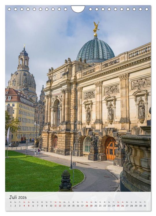 Produktbild: Dresden - Bilder aus Elbflorenz (Wandkalender 2026 DIN A4 hoch), CALVENDO Monatskalender