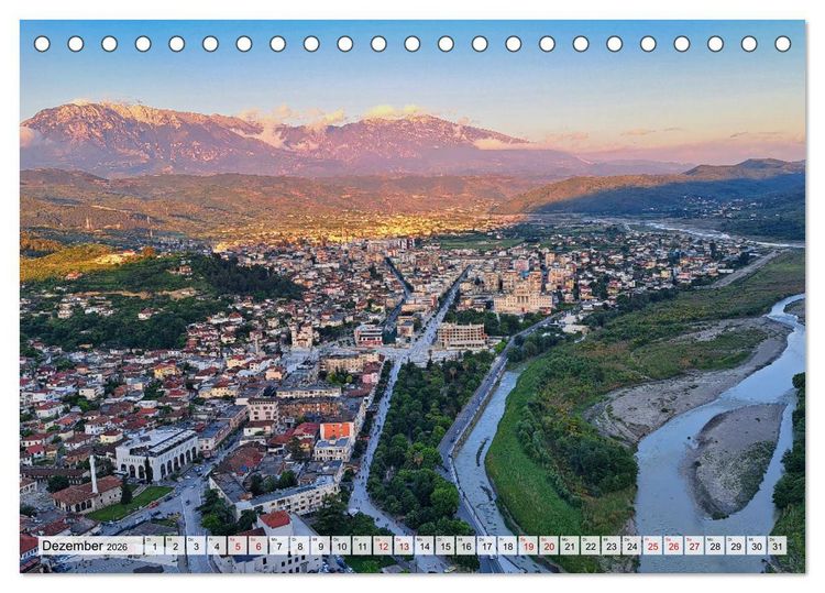 Produktbild: Faszinierendes Albanien (Tischkalender 2026 DIN A5 quer), CALVENDO Monatskalender
