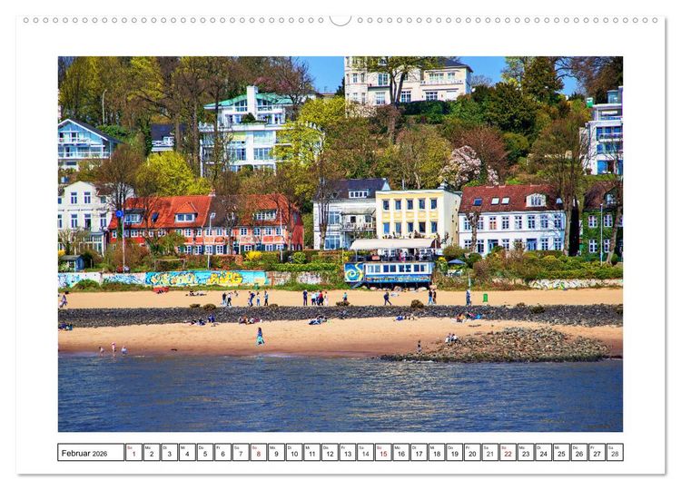 Produktbild: Hamburg sehen, f&uuml;hlen und lieben (hochwertiger Premium Wandkalender 2026 DIN A2 quer), Kunstdruck in Hochglanz