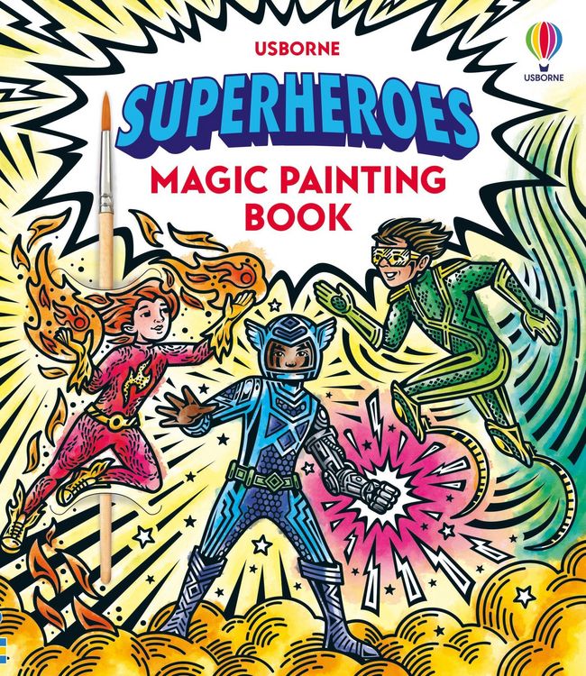 Produktbild: Superheroes Magic Painting Book
