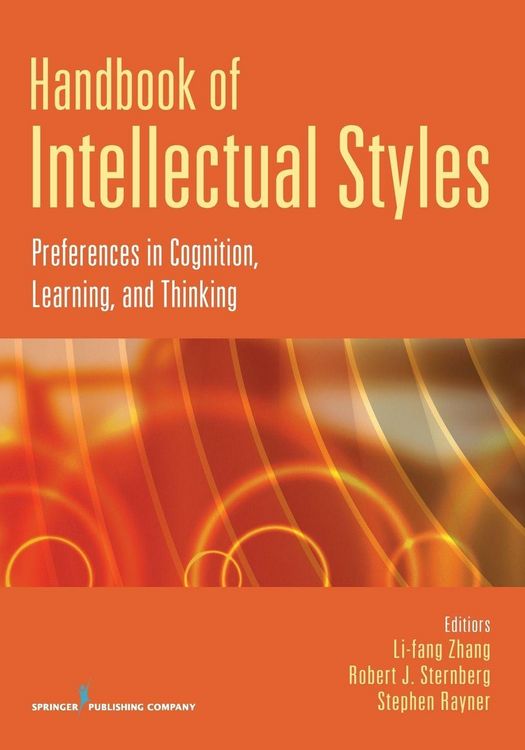 Produktbild: Handbook of Intellectual Styles
