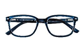 Produktbild: Brille. MARIN G76600 dunkelblau +2,00 dpt Lesebrille mit Etui und Tuch in einer Box
