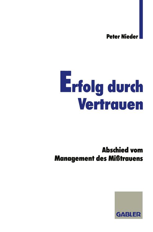 Produktbild: Erfolg durch Vertrauen