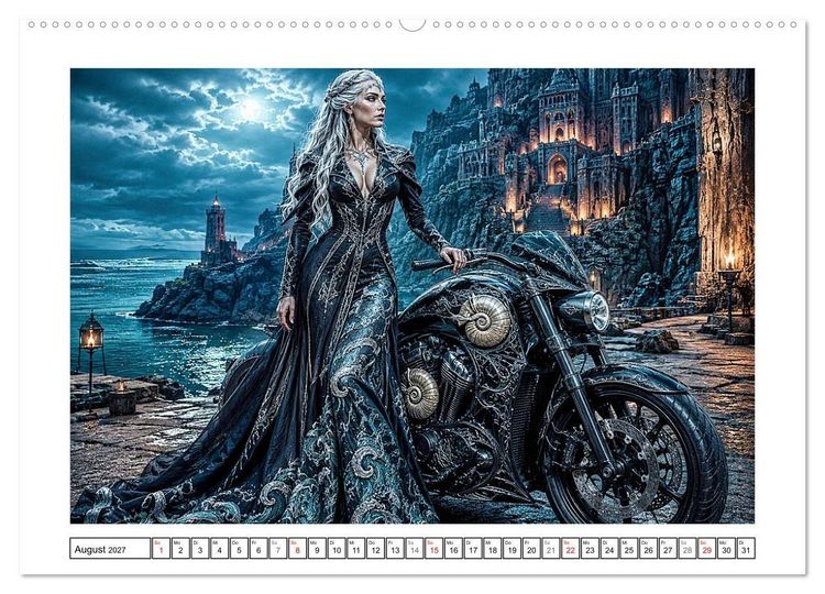 Produktbild: Nachtreiterinnen (Wandkalender 2027 DIN A2 quer), CALVENDO Monatskalender