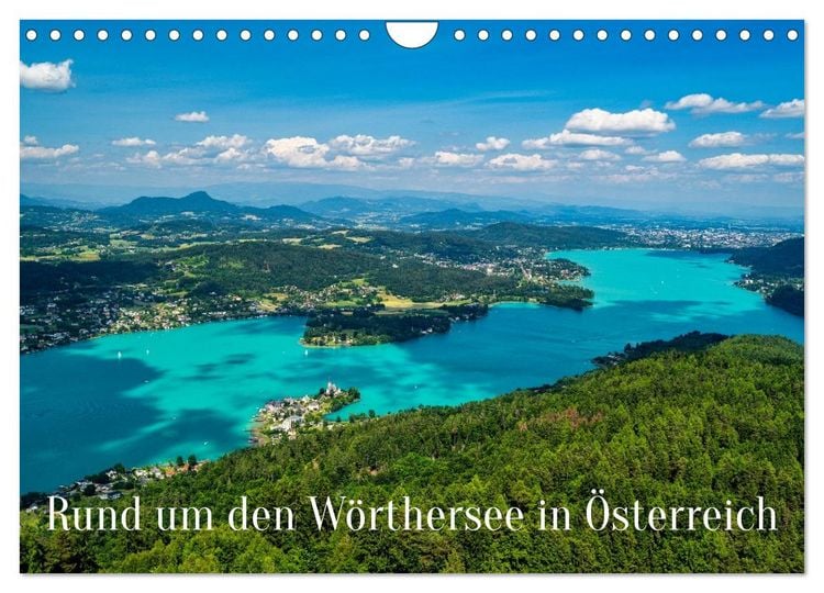 Produktbild: Rund um den W&ouml;rthersee in &Ouml;sterreich (Wandkalender 2026 DIN A4 quer), CALVENDO Monatskalender