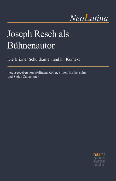 Produktbild: Joseph Resch als B&uuml;hnenautor