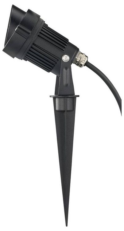 Produktbild: Sygonix SY-6612934 LED-Gartenleuchte LED LED 1W Schwarz