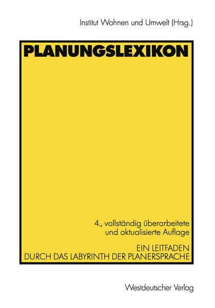 Produktbild: Planungslexikon