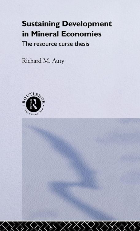 Produktbild: Sustaining Development in Mineral Economies