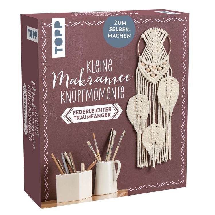 Produktbild: Kleine Knüpfmomente: Makramee-Knüpf-Set - Federleichter Traumfänger