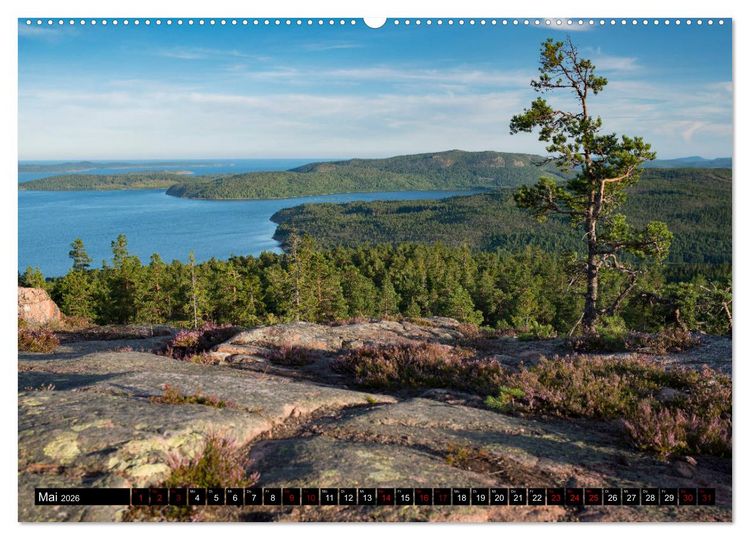 Produktbild: Skandinavische Horizonte (hochwertiger Premium Wandkalender 2026 DIN A2 quer), Kunstdruck in Hochglanz