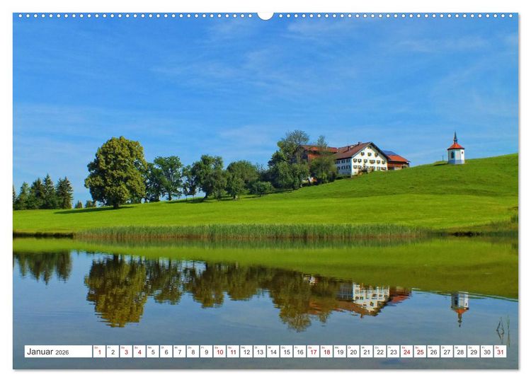 Produktbild: Wanderlust im Schwangau - Impressionen einer grandiosen bayerischen Landschaft (hochwertiger Premium Wandkalender 2026 DIN A2 quer), Kunstdruck in Hochglanz