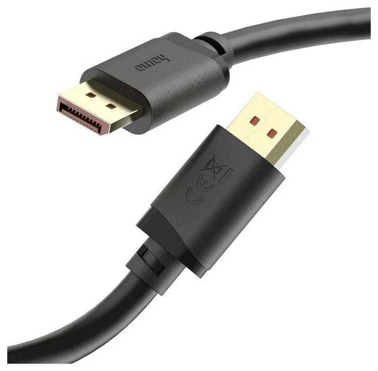 Produktbild: Hama DisplayPort Anschlusskabel DisplayPort Stecker 2 m Schwarz 00202032 16K UHD DisplayPort-Kabel