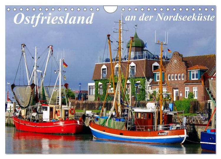 Produktbild: Ostfriesland an der Nordseek&uuml;ste (Wandkalender 2027 DIN A4 quer), CALVENDO Monatskalender
