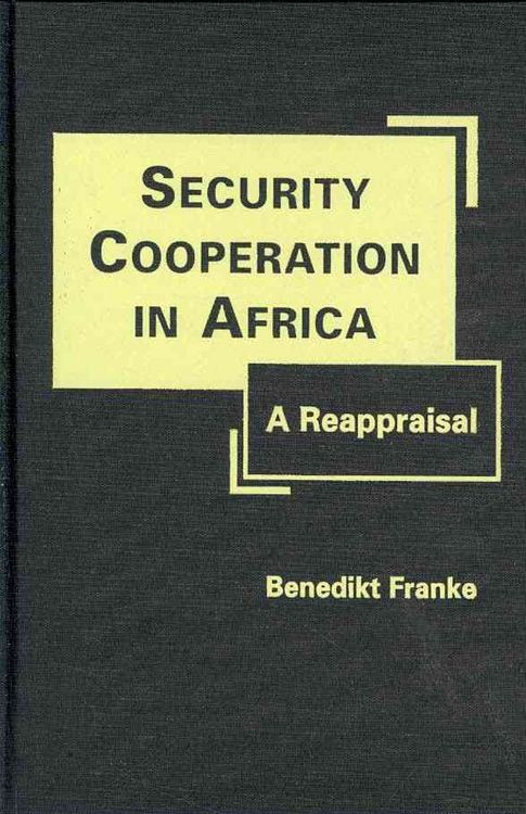 Produktbild: Franke, B:  Security Cooperation in Africa