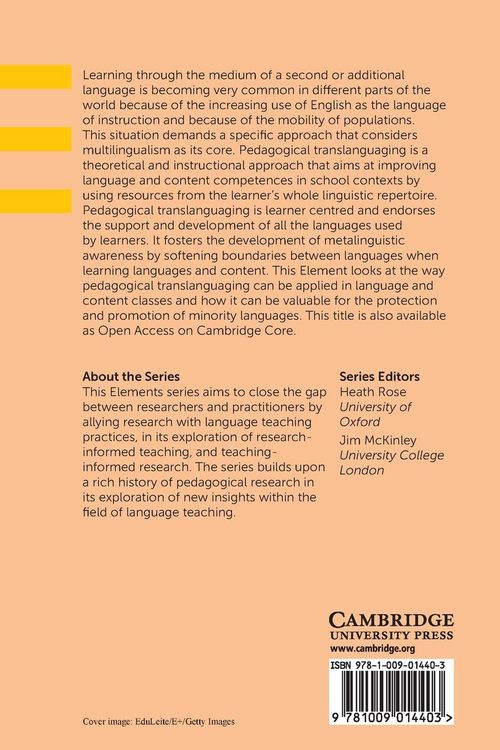 Produktbild: Pedagogical Translanguaging
