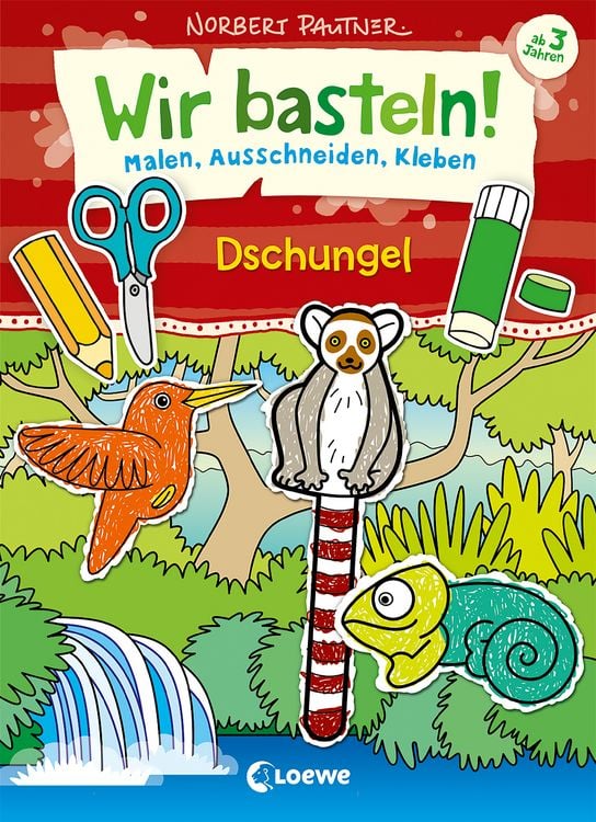 Bild vom Artikel Wir basteln! - Malen, Ausschneiden, Kleben - Dschungel vom Autor Norbert Pautner