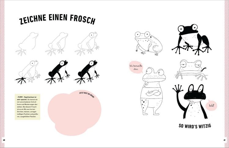 Produktbild: Witzige Tiere zeichnen