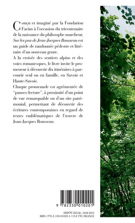 Produktbild: Sur les Pas de Jean Jacques Rousseau; Guide de Decouvertes Insolites
