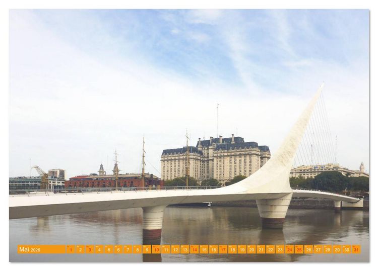 Produktbild: Buenos Aires - Moderne und Tradition (Tischkalender 2026 DIN A5 quer), CALVENDO Monatskalender