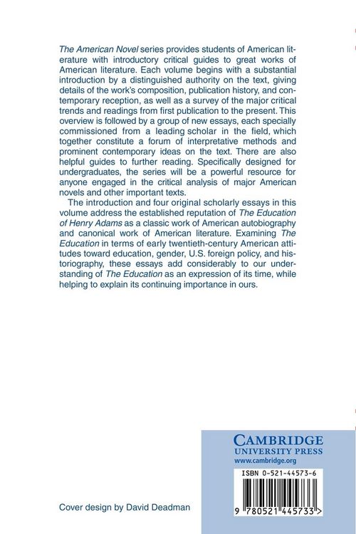 Produktbild: New Essays on the Education of Henry Adams