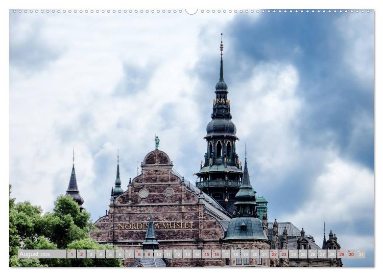 Produktbild: Stockholm - Mal anders gesehen (Wandkalender 2026 DIN A2 quer), CALVENDO Monatskalender