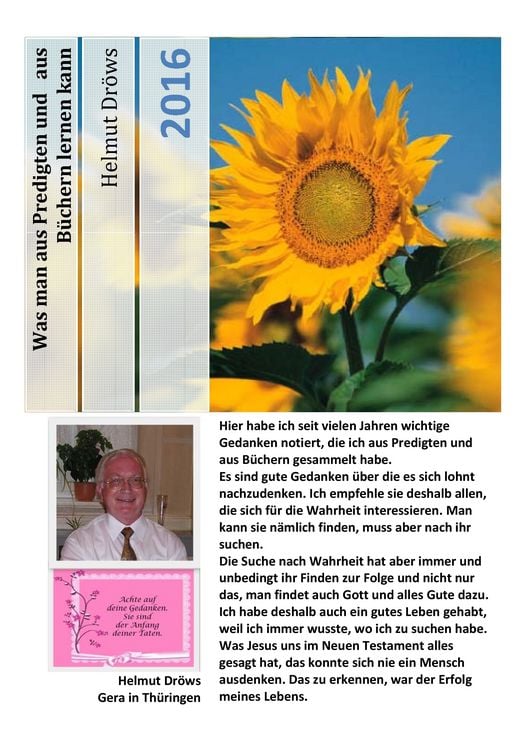 Produktbild: Was man aus Predigten und aus B&uuml;chern lernen kann