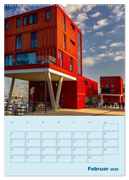 Produktbild: Priwall bei Travem&uuml;nde &ndash; Terminplaner (hochwertiger Premium Wandkalender 2026 DIN A2 hoch), Kunstdruck in Hochglanz