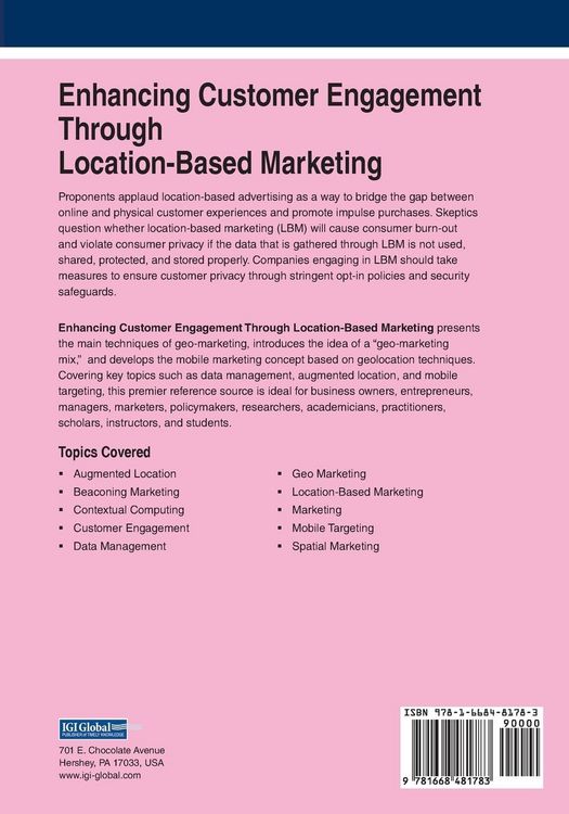Produktbild: Enhancing Customer Engagement Through Location-Based Marketing