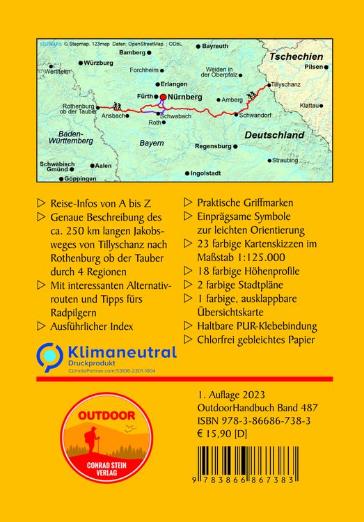 Produktbild: Jakobsweg Tillyschanz - Rothenburg ob der Tauber