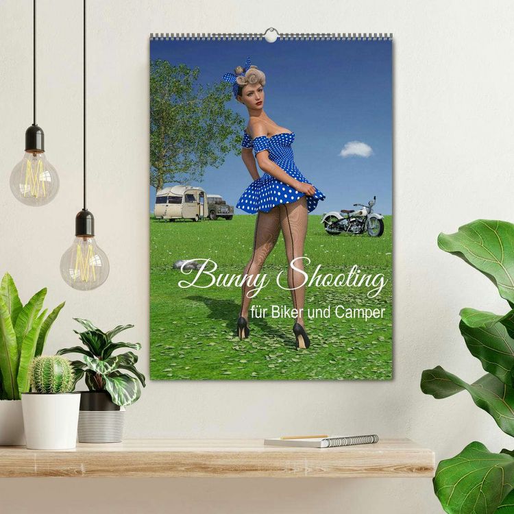 Produktbild: Bunny Shooting (Wandkalender 2026 DIN A2 hoch), CALVENDO Monatskalender