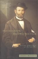 Produktbild: Destruction and Reconstruction