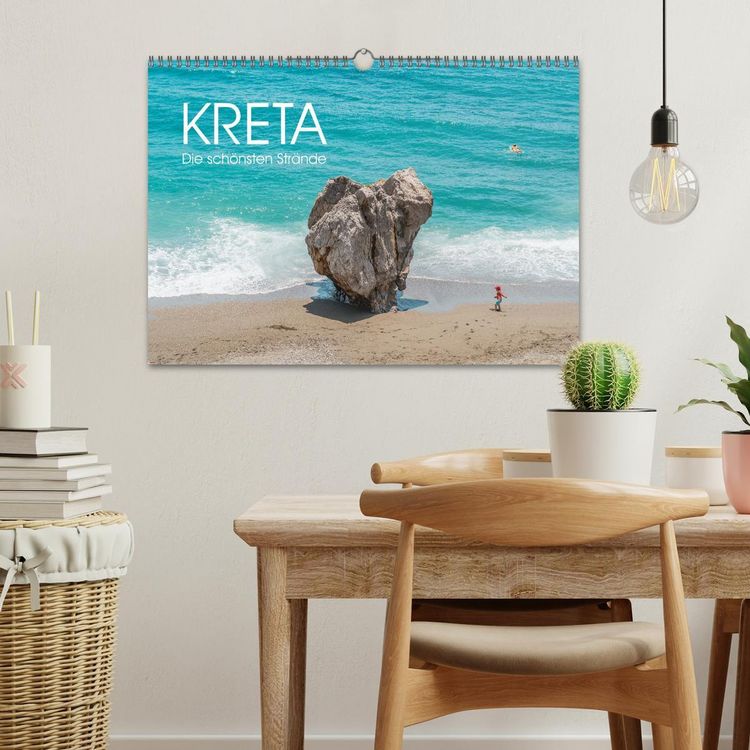 Produktbild: Kreta - Die sch&ouml;nsten Str&auml;nde (Wandkalender 2026 DIN A3 quer), CALVENDO Monatskalender