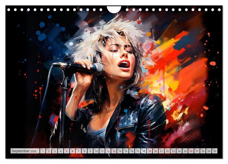Produktbild: ROCK Feel the unlimited power (Wall Calendar 2026 DIN A4 landscape), CALVENDO 12 Month Wall Calendar