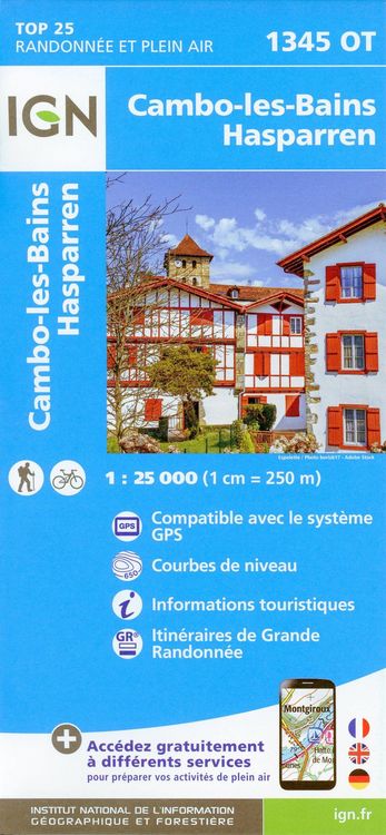 Produktbild: Cambo-les-Bains 1:25 000