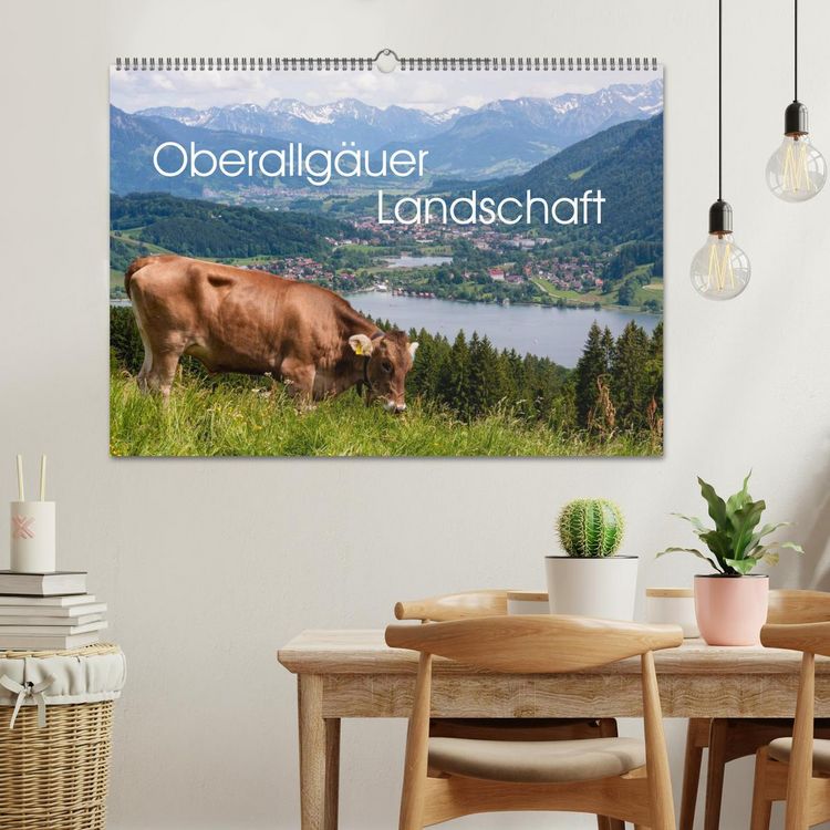 Produktbild: Oberallg&auml;uer Landschaft (Wandkalender 2026 DIN A2 quer), CALVENDO Monatskalender