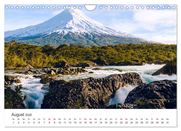 Produktbild: Chile - Das langgestreckte Land. (Wandkalender 2026 DIN A4 quer), CALVENDO Monatskalender