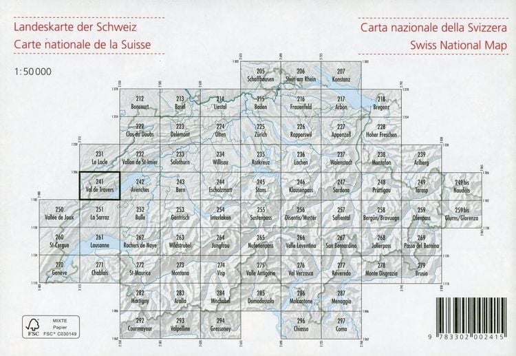Produktbild: 241 Val de Travers