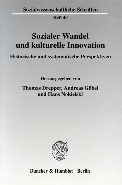 Produktbild: Sozialer Wandel und kulturelle Innovation.
