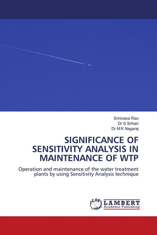 Produktbild: Significance Of Sensitivity Analysis in Maintenance Of Wtp