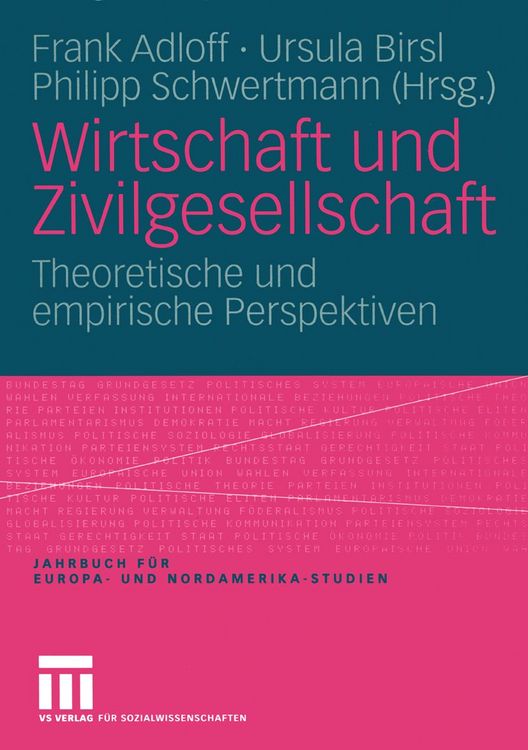 Produktbild: Wirtschaft und Zivilgesellschaft