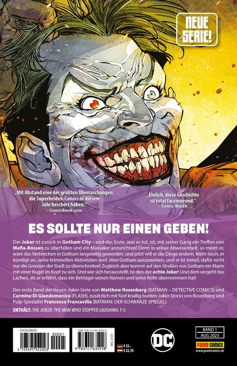 Produktbild: Der Joker: Der Mann, der nicht mehr lacht