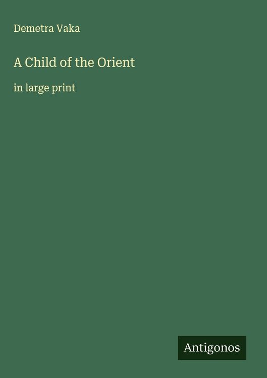 Produktbild: A Child of the Orient