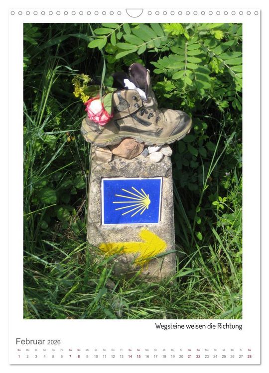 Produktbild: Buen Camino - Unterwegs auf dem Jakobsweg (Wandkalender 2026 DIN A3 hoch), CALVENDO Monatskalender