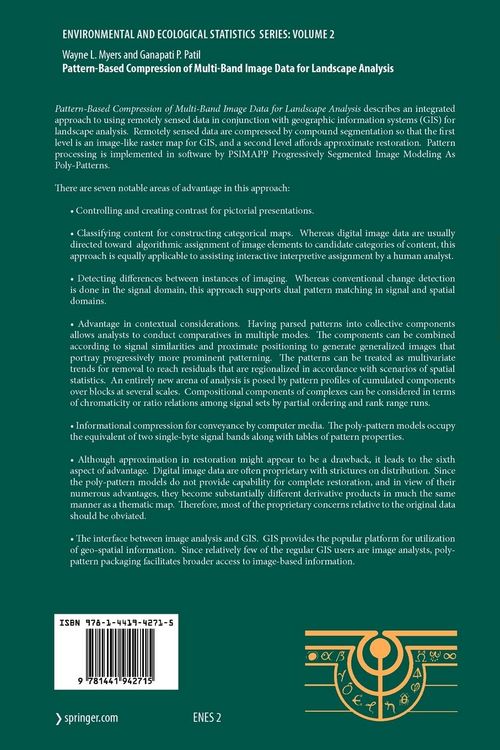 Produktbild: Pattern-Based Compression of Multi-Band Image Data for Landscape Analysis