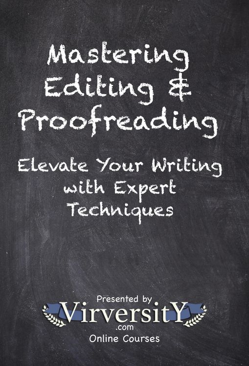 Produktbild: Mastering Editing & Proofreading